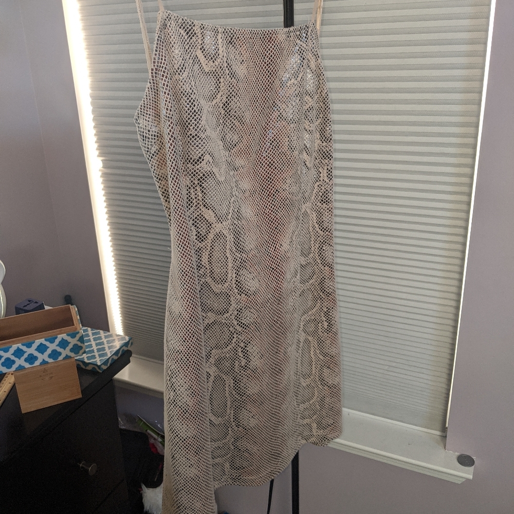 Snake skin dress